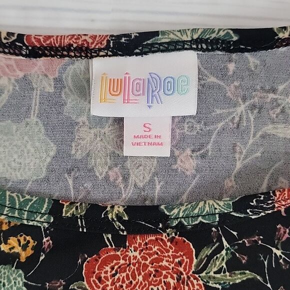 LulaRoe NWT floral print tunic top for women Size S ( runs big ) - Picture 8 of 13